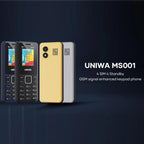 UNIWA MS001 Keypad Phone, 1.77 inch Spreadtrum SC6531CA, Network: 2G, 4 SIM 4 Standby, 21 Keys, EU Plug, US Plug, UK Plug, AU Plug – Card Slot