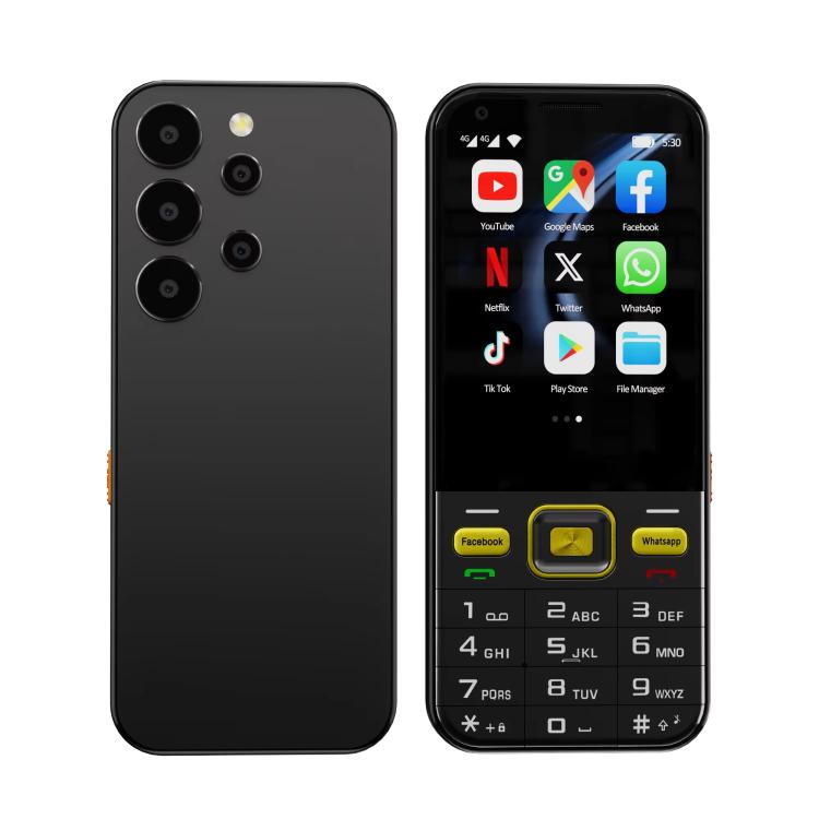 A001 / 25MP, 2GB+16GB, 2.8 inch Android 8.1 MTK6737 Quad Core, Network: 4G, Dual SIM – Durable Build, Easy to Use Black