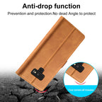 LC.IMEEK Strong Magnetism Ultra-thin Horizontal Flip Shockproof Matte TPU + PU Leather Case with Holder & Card Slots & Wallet, For Samsung Galaxy Note9