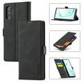 LC.IMEEK Strong Magnetism Ultra-thin Horizontal Flip Shockproof Matte TPU + PU Leather Case with Holder & Card Slots & Wallet, For Samsung Galaxy Note10+, For Samsung Galaxy Note10, For Samsung Galaxy Note20 Ultra, For Samsung Galaxy Note20 For Samsung Galaxy Note10+ Black