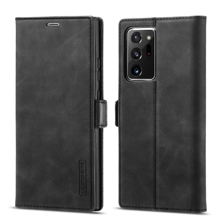 LC.IMEEK Strong Magnetism Ultra-thin Horizontal Flip Shockproof Matte TPU + PU Leather Case with Holder & Card Slots & Wallet – Shockproof, Card Slot, Flip, For Samsung Galaxy Note10+, For Samsung Galaxy Note10, For Samsung Galaxy Note20 Ultra For Samsung Galaxy Note20 Ultra Black