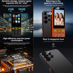 A001 / 25MP, 2GB+16GB, 2.8 inch Android 8.1 MTK6737 Quad Core, Network: 4G, Dual SIM – Durable Build, Easy to Use