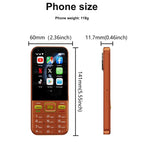 A001 / 25MP, 2GB+16GB, 2.8 inch Android 8.1 MTK6737 Quad Core, Network: 4G, Dual SIM – Durable Build, Easy to Use