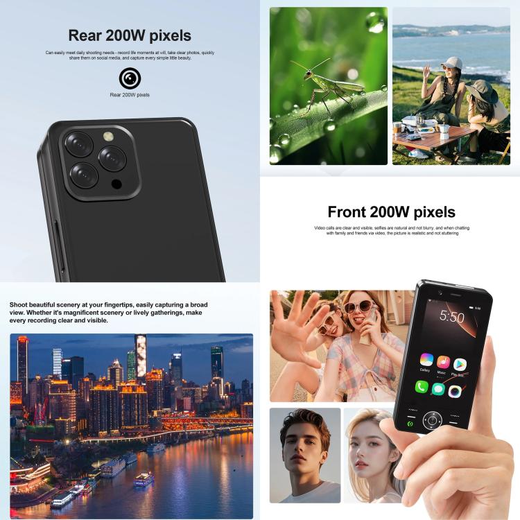 S160 Slide Phone, 2GB+16GB, 3.0 inch Android 8.1 MTK6737 Quad Core, Network: 4G, Dual SIM – Durable Build, Easy to Use
