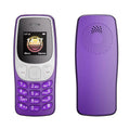 BM80 2G Mini Mobile Phone, 0.85 inch Hands Free Bluetooth Dialer Headphone, Voice Change, MP3 Music, Dual SIM, Network: 2G – Bluetooth Purple