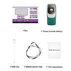 BM80 2G Mini Mobile Phone, 0.85 inch Hands Free Bluetooth Dialer Headphone, Voice Change, MP3 Music, Dual SIM, Network: 2G – Bluetooth
