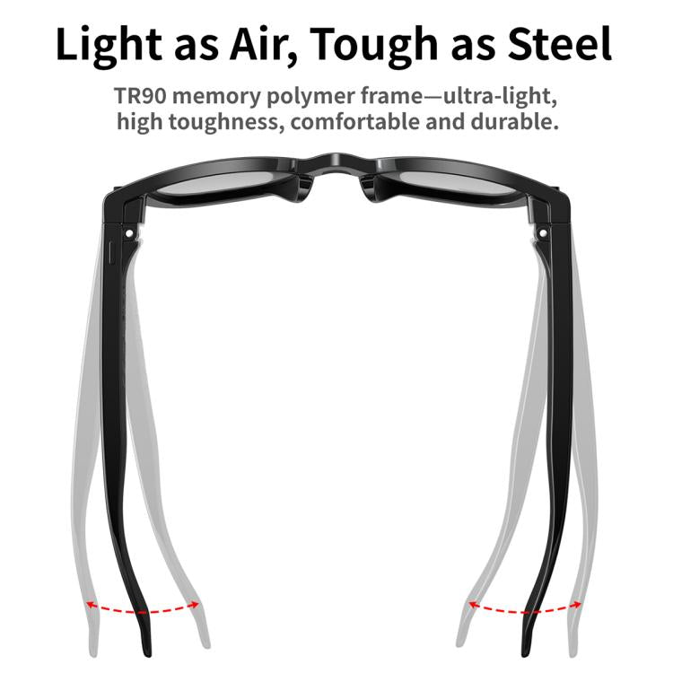 MT3 8MP Smart AI Glasses, WiFi, Touch Control, BT Call