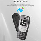 BM80 4G Mini Mobile Phone, 0.85 inch Hands Free Bluetooth Dialer Headphone, MP3 Music, Dual SIM, Network: 4G – Card Slot, Bluetooth