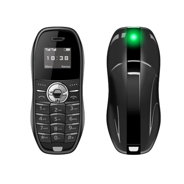 X18 Mini Phone, 0.66 inch, MTK6261D, Support Bluetooth, FM, GSM, Dual SIM Black
