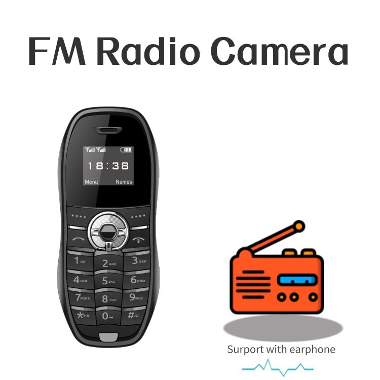 X18 Mini Phone, 0.66 inch, MTK6261D, Support Bluetooth, FM, GSM, Dual SIM – Bluetooth