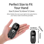 X18 Mini Phone, 0.66 inch, MTK6261D, Support Bluetooth, FM, GSM, Dual SIM – Bluetooth