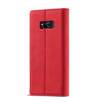 LC.IMEEKE Strong Magnetism Ultra-thin Horizontal Flip Shockproof Matte TPU + PU Leather Case with Holder & Card Slots & Wallet, For Samsung Galaxy S8, For Samsung Galaxy S8+, For Samsung Galaxy S9, For Samsung Galaxy S9+