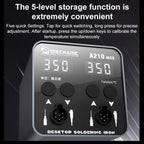 MECHANIC A210 Max Intelligent Constant Temperature Double-station Soldering Station, US Plug, EU Plug