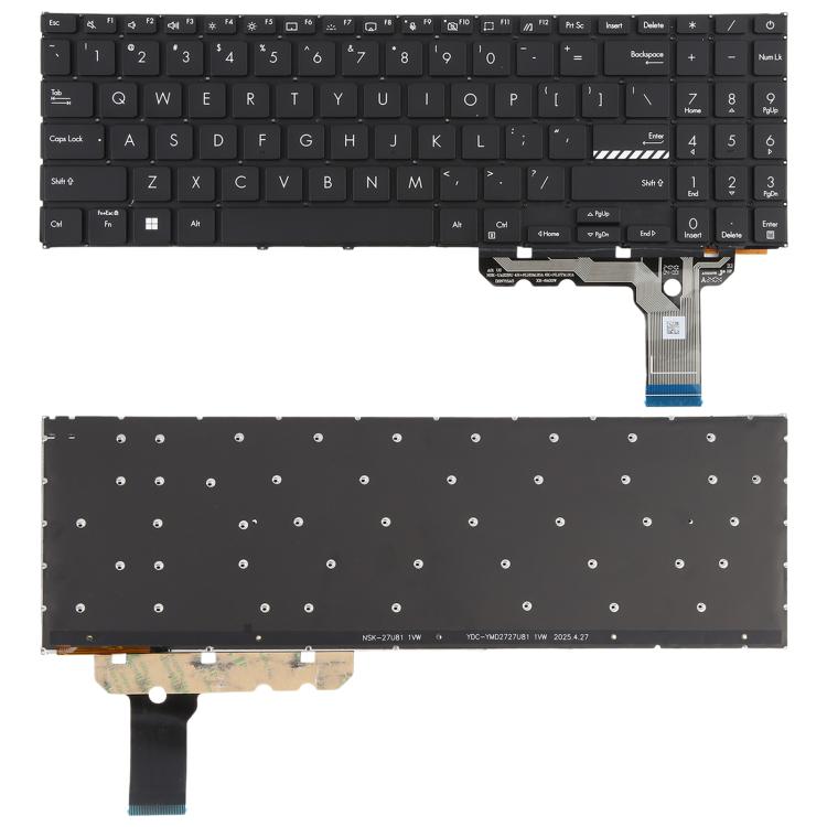 For ASUS Vivobook X1504 X1504Z X1504V X1504VA US Version Backlit Laptop Keyboard, For ASUS Vivobook X1504(Black) For ASUS Vivobook X1504(Black)