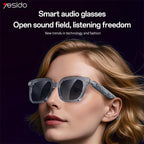 Yesido IO41 Smart Bluetooth-Compatible Glasses, IP54 Waterproof, HD Call, Open-Ear Audio Comfort, IO41