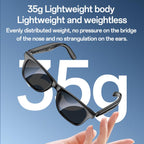 Yesido IO38 Smart Audio Glasses, Bluetooth-Compatible 5.0 Sunglasses with Hi-Fi Sound, Hands-Free Calling, Magnetic Charging & Long Battery Life, IO38