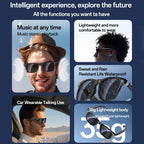 Yesido IO38 Smart Audio Glasses, Bluetooth-Compatible 5.0 Sunglasses with Hi-Fi Sound, Hands-Free Calling, Magnetic Charging & Long Battery Life, IO38