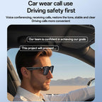 Yesido IO38 Smart Audio Glasses, Bluetooth-Compatible 5.0 Sunglasses with Hi-Fi Sound, Hands-Free Calling, Magnetic Charging & Long Battery Life, IO38