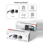Yesido IO44 Smart Audio Glasses, Bluetooth-Compatible 5.4 Open-Ear Headphones / Polarized Sunglasses with Microphone for Travel / Business, IO44