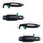 4 PCS Car Door Outside Handle 82650-3E010 for KIA Sorento 2003-2006, 4 PCS