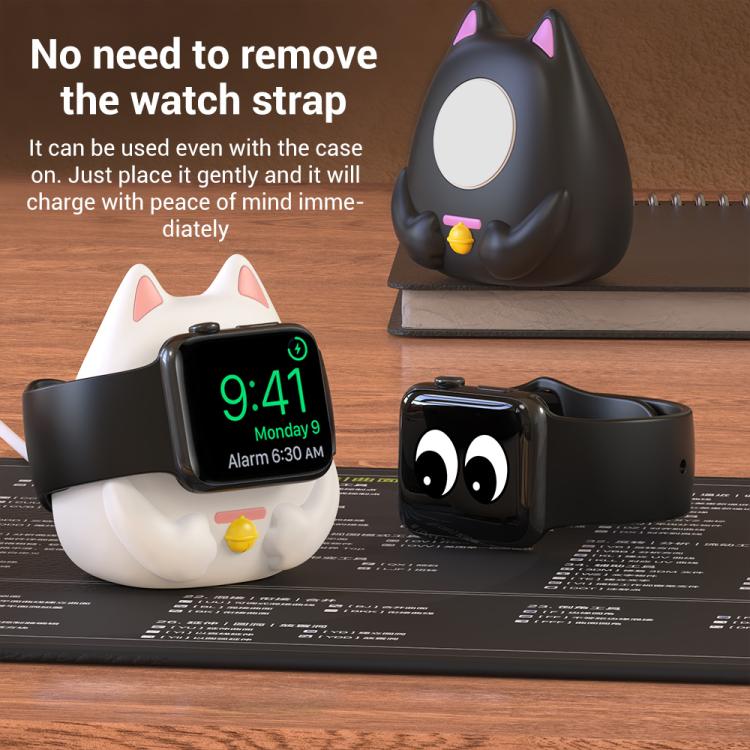 XDcase For Apple Watch Lucky Cat Design Smart Watch Charging Stand