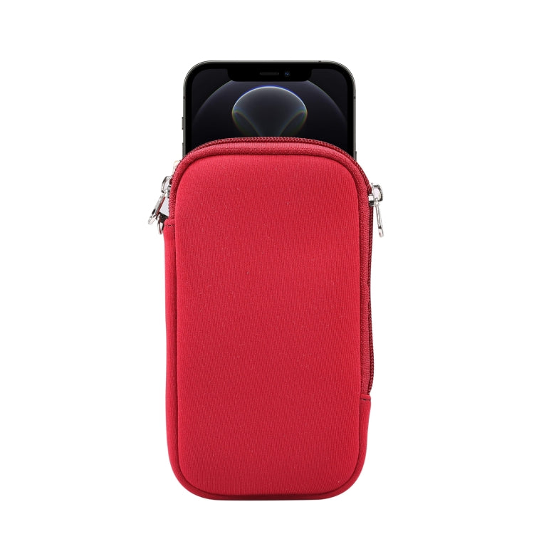 Storage Bag – 6.1" Screen For iPhone 12 12 Pro Purplish Red