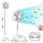 F9 Upgrade Folding Adjustable Height Desktop Electric Fan 8000mAh Battery – Durable Build, Easy to Use