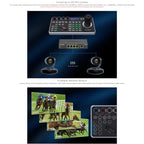 FEELWORLD KBC20 NDI PTZ Camera Controller Joystick Keyboard Control Multiple Control Protocol PoE Supported, EU Plug, US Plug, UK Plug, AU Plug