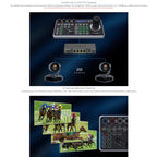 FEELWORLD KBC20N NDI PTZ Camera Controller Joystick Keyboard Control Multiple Control Protocol PoE Supported, EU Plug, US Plug, UK Plug, AU Plug