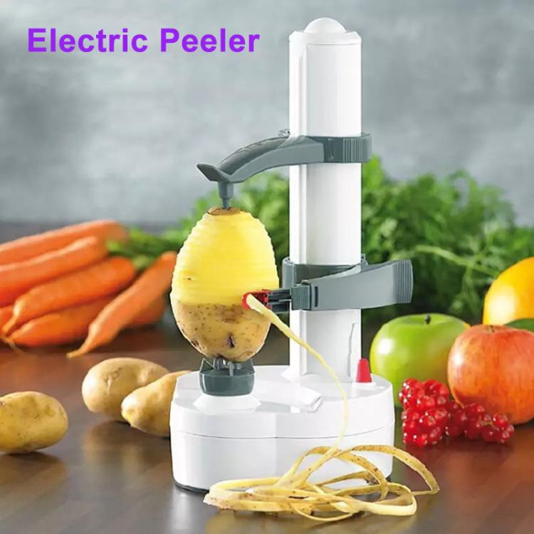 Multifunction Stainless Steel Electric Vegetables Fruit Peeler Automatic Peeling Machine, EU Plug, US Plug