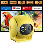 Q3 720P 150ANSI LCD Display Smart Projector, 1GB+8GB, Auto Focus, EU Plug, US Plug, UK Plug, AU Plug – Bluetooth, TPU, 4K