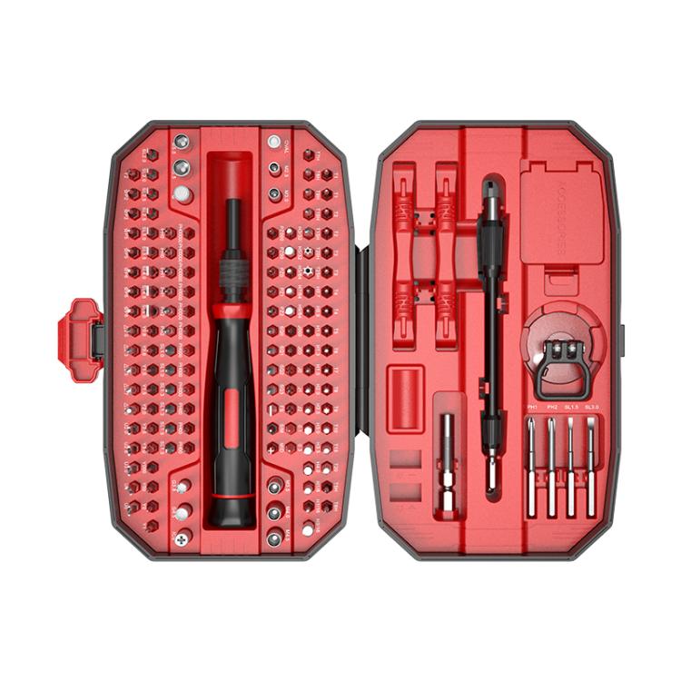 152 in 1 Precision Screwdriver Tool Kit Black Red