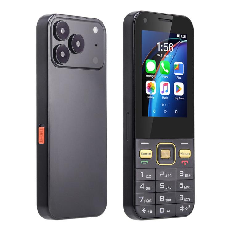 UNIWA F26 Pro Key Phone, 2GB+16GB, 2.8 inch Touch Screen Android 8.1 Mediatek MT6737M Quad Core, 23 Keys, Dual SIM, Network: 4G, Support Whatsapp, Youtube – Card Slot