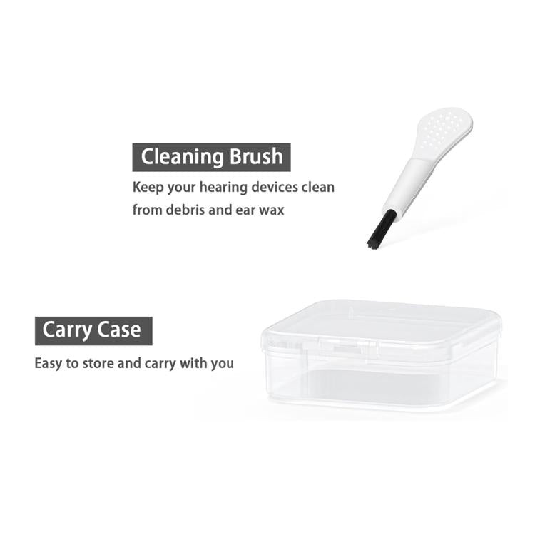 XDcase 10pcs Replacement Silicone Ear Tips Kit for Phonak Hearing Aids, S, M, L – Durable Build, Easy to Use