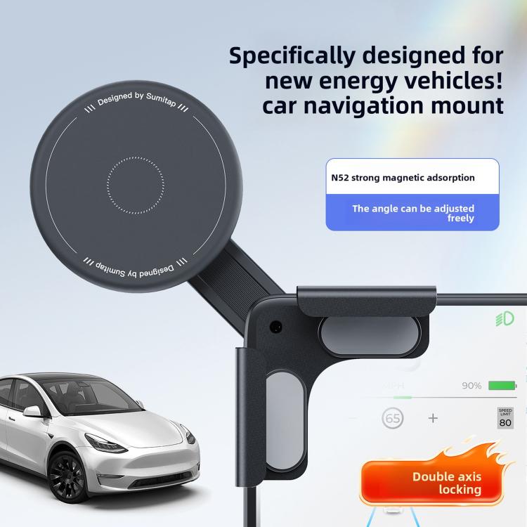 Snap-On Car Magnetic Phone Navigation Mount for New Energy Vehicle Display – Magnetic