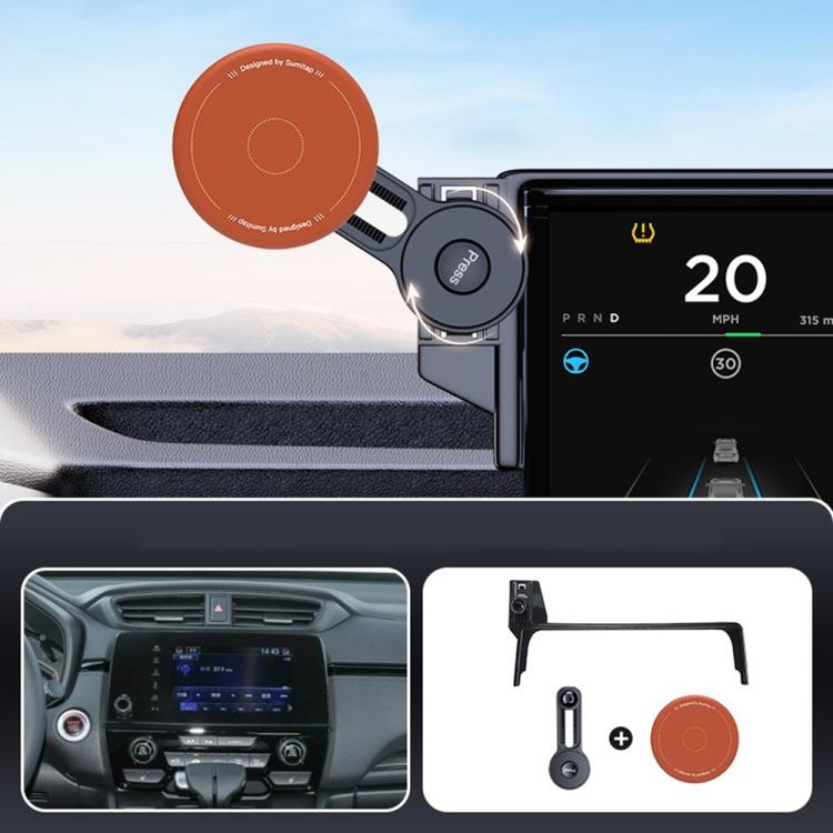 Car Screen Magnetic Phone Holder Mount with Extension Arm – Magnetic, For Honda Accord 2023-2025, For Honda 10th Gen Civic 2016-2021, For Honda CR-V / Breeze 2017-2022, For Honda CR-V / Breeze 2023 For Honda 10th Gen Civic 2016-2021 Gray