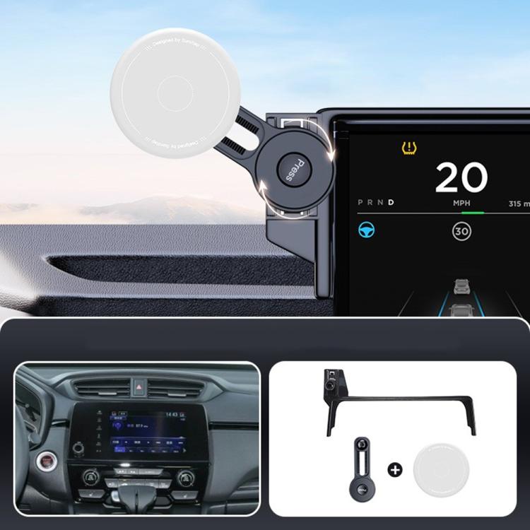 Car Screen Magnetic Phone Holder Mount with Extension Arm – Magnetic, For Honda Accord 2023-2025, For Honda 10th Gen Civic 2016-2021, For Honda CR-V / Breeze 2017-2022, For Honda CR-V / Breeze 2023 For Honda CR-V Breeze 2017-2022 Black
