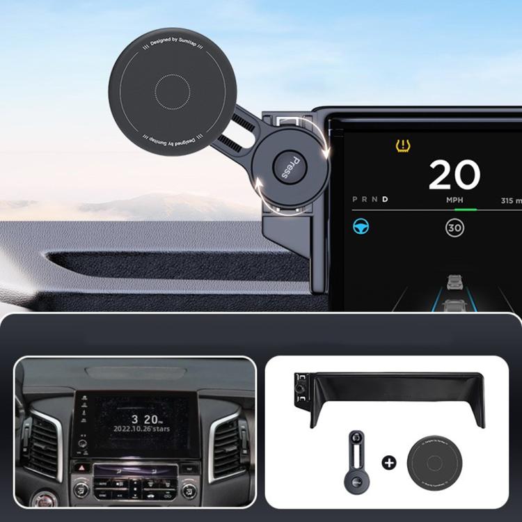 Car Screen Magnetic Phone Holder Mount with Extension Arm – Magnetic, For Honda 11th Gen Civic / Integra 2022-2025, For Honda XR-V 2023-2024 / Vezel 2023, For Honda ZR-V 2022-2023 / HR-V 2023, For Honda Accord 2018-2022 10.25 inch Screen... For Honda UR-V Avancier 2017-2022 Black