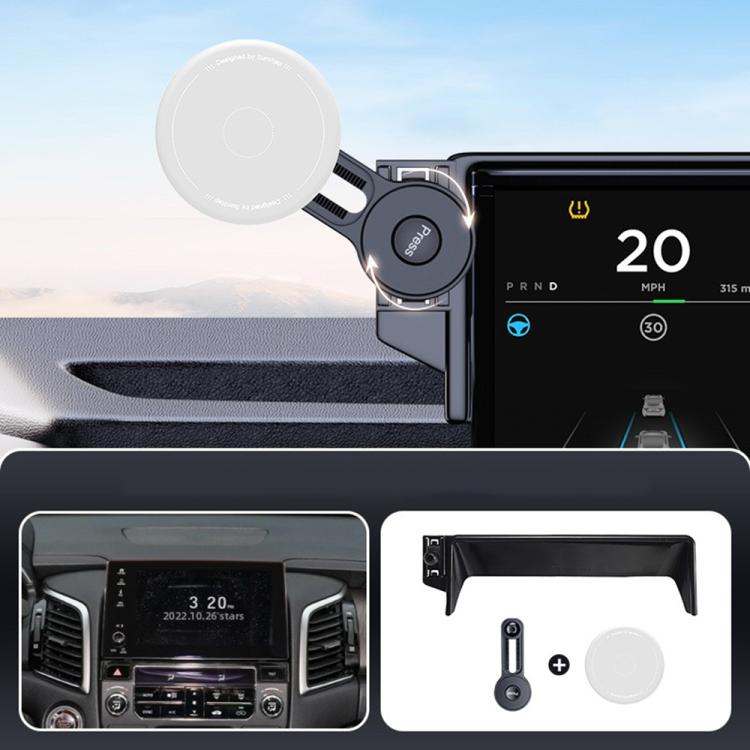 Car Screen Magnetic Phone Holder Mount with Extension Arm – Magnetic, For Honda 11th Gen Civic / Integra 2022-2025, For Honda XR-V 2023-2024 / Vezel 2023, For Honda ZR-V 2022-2023 / HR-V 2023, For Honda Accord 2018-2022 10.25 inch Screen... For Honda UR-V Avancier 2017-2022 Gray