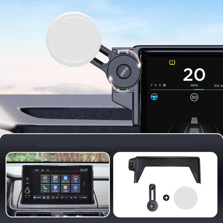 Car Screen Magnetic Phone Holder Mount with Extension Arm – Magnetic, For Honda 11th Gen Civic / Integra 2022-2025, For Honda XR-V 2023-2024 / Vezel 2023, For Honda ZR-V 2022-2023 / HR-V 2023, For Honda Accord 2018-2022 10.25 inch Screen... For Honda Odyssey Elysion 2022-2026 Gray