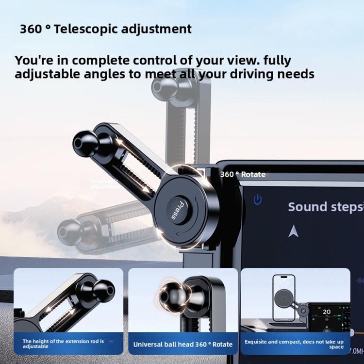 Car Screen Magnetic Phone Holder Mount with Extension Arm – Magnetic, For Honda 11th Gen Civic / Integra 2022-2025, For Honda XR-V 2023-2024 / Vezel 2023, For Honda ZR-V 2022-2023 / HR-V 2023, For Honda Accord 2018-2022 10.25 inch Screen...