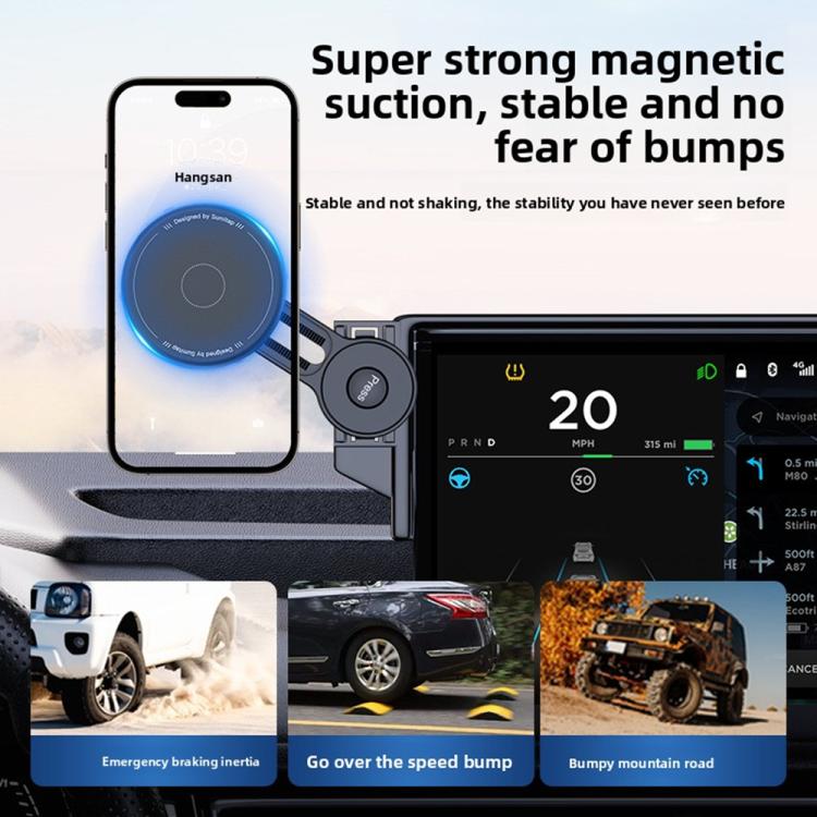 Car Screen Magnetic Phone Holder Mount with Extension Arm – Magnetic, For Honda 11th Gen Civic / Integra 2022-2025, For Honda XR-V 2023-2024 / Vezel 2023, For Honda ZR-V 2022-2023 / HR-V 2023, For Honda Accord 2018-2022 10.25 inch Screen...