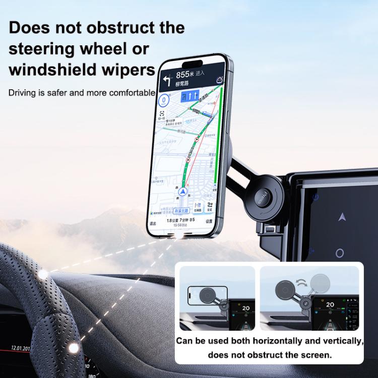 Car Screen Magnetic Phone Holder Mount with Extension Arm – Magnetic, For Honda 11th Gen Civic / Integra 2022-2025, For Honda XR-V 2023-2024 / Vezel 2023, For Honda ZR-V 2022-2023 / HR-V 2023, For Honda Accord 2018-2022 10.25 inch Screen...