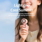 HX-F386 Mini Folding High Speed Cooling Fan with Digital Display