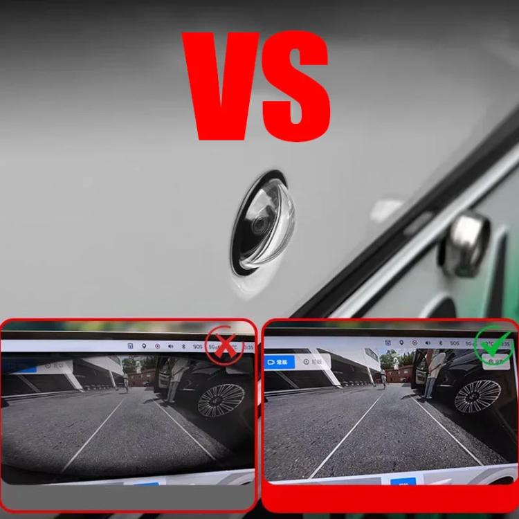 2pcs Universal Car Camera Lens Protector Rear View Backup Camera Cover – Waterproof, Wear-resistant