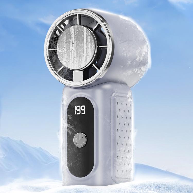 M69 Turbocharged Mini Handheld Cooling Fan – Durable Build, Easy to Use Grey