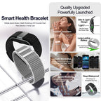 S01 Screenless Fitness Tracker Health Band, 24-Hour Precise Heart Rate Monitoring, Multiple Sports Modes, IP68 Waterproof, Sleep Monitor – Waterproof, Magnetic
