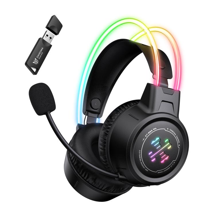 ONIKUMA GT889 Tri-mode RGB Bluetooth 2.4G Wired Gaming Headset, GT889 – Bluetooth GT889