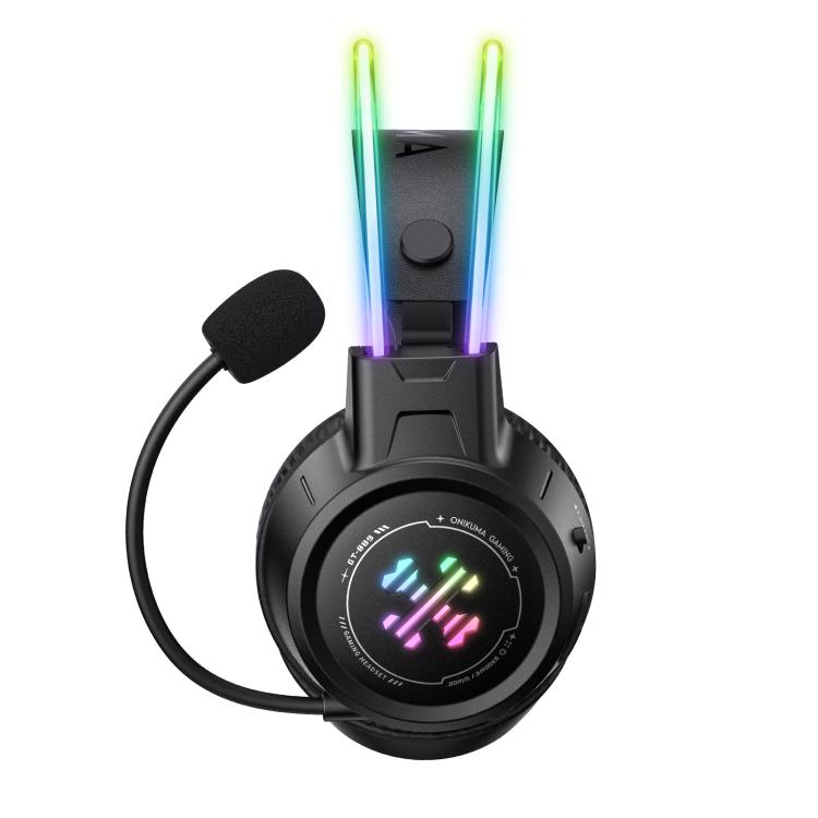 ONIKUMA GT889 Tri-mode RGB Bluetooth 2.4G Wired Gaming Headset, GT889 – Bluetooth