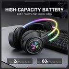 ONIKUMA GT889 Tri-mode RGB Bluetooth 2.4G Wired Gaming Headset, GT889 – Bluetooth